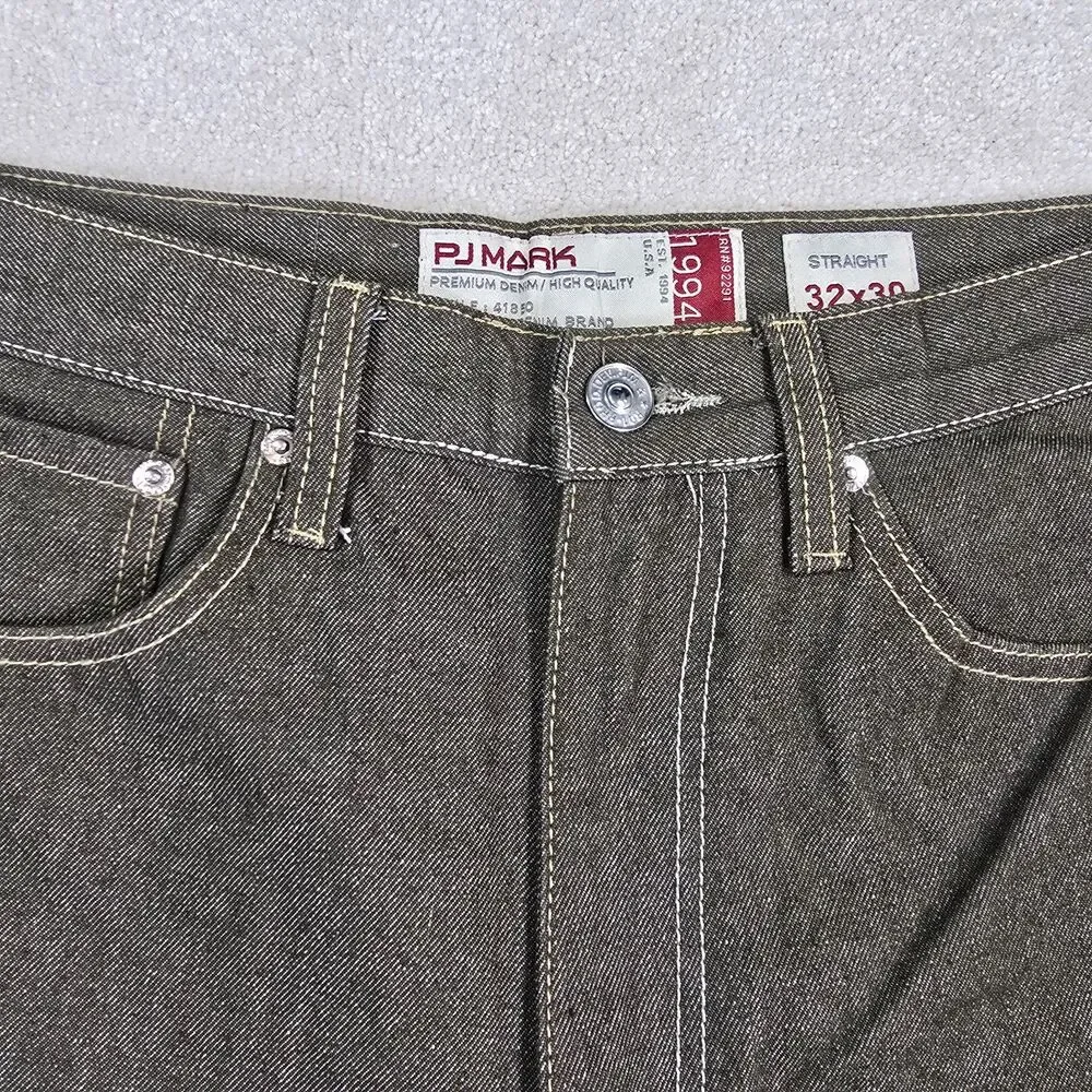 Y2K Vintage PJ Mark Men's Denim Straight Leg Jeans 32 x 30